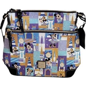 NEW Dooney & Bourke Disney Parks World 50th Anniversary Crossbody Tags Retired